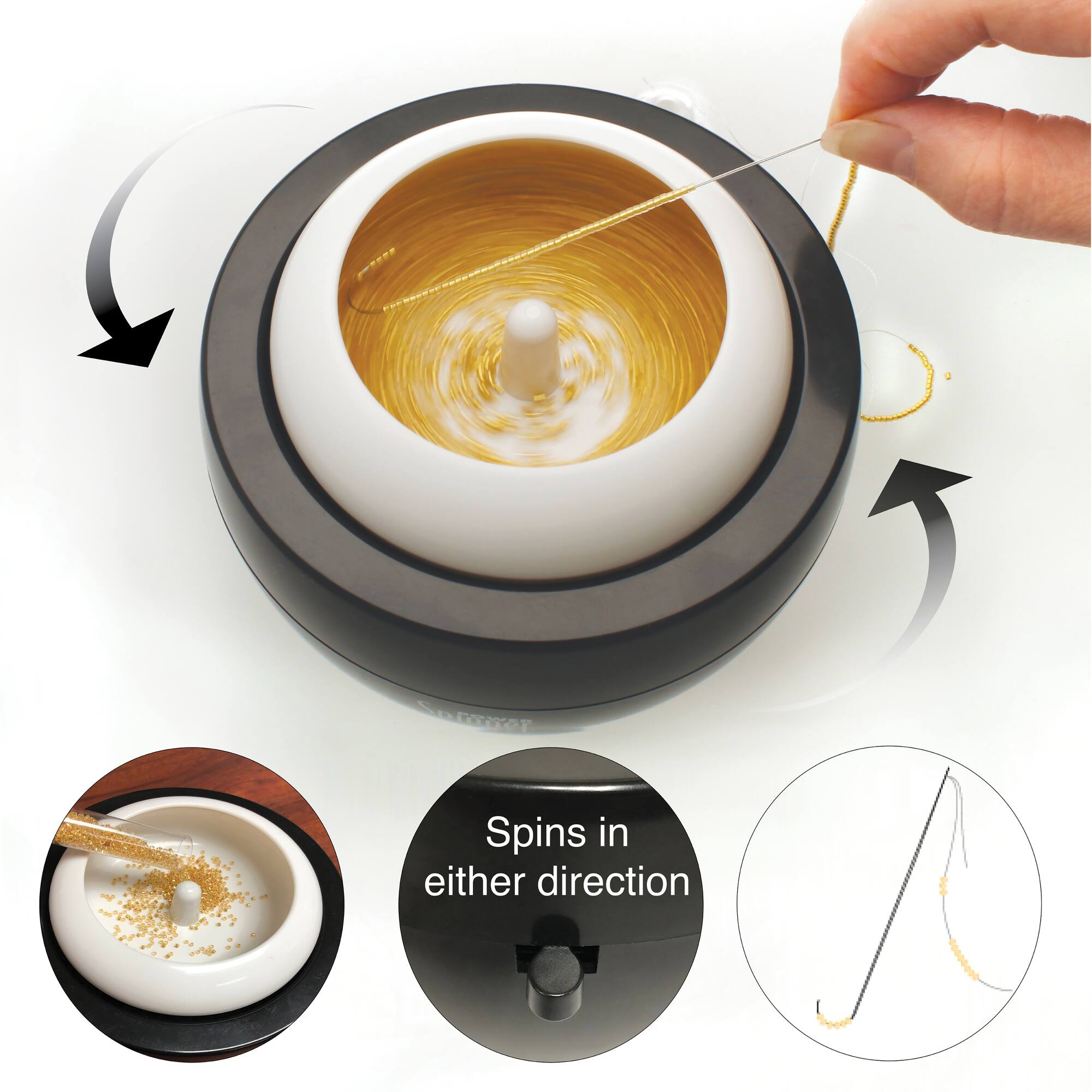 6 Pack: The Beadsmith® Basic Elements™ Automatic Bead Spinner
